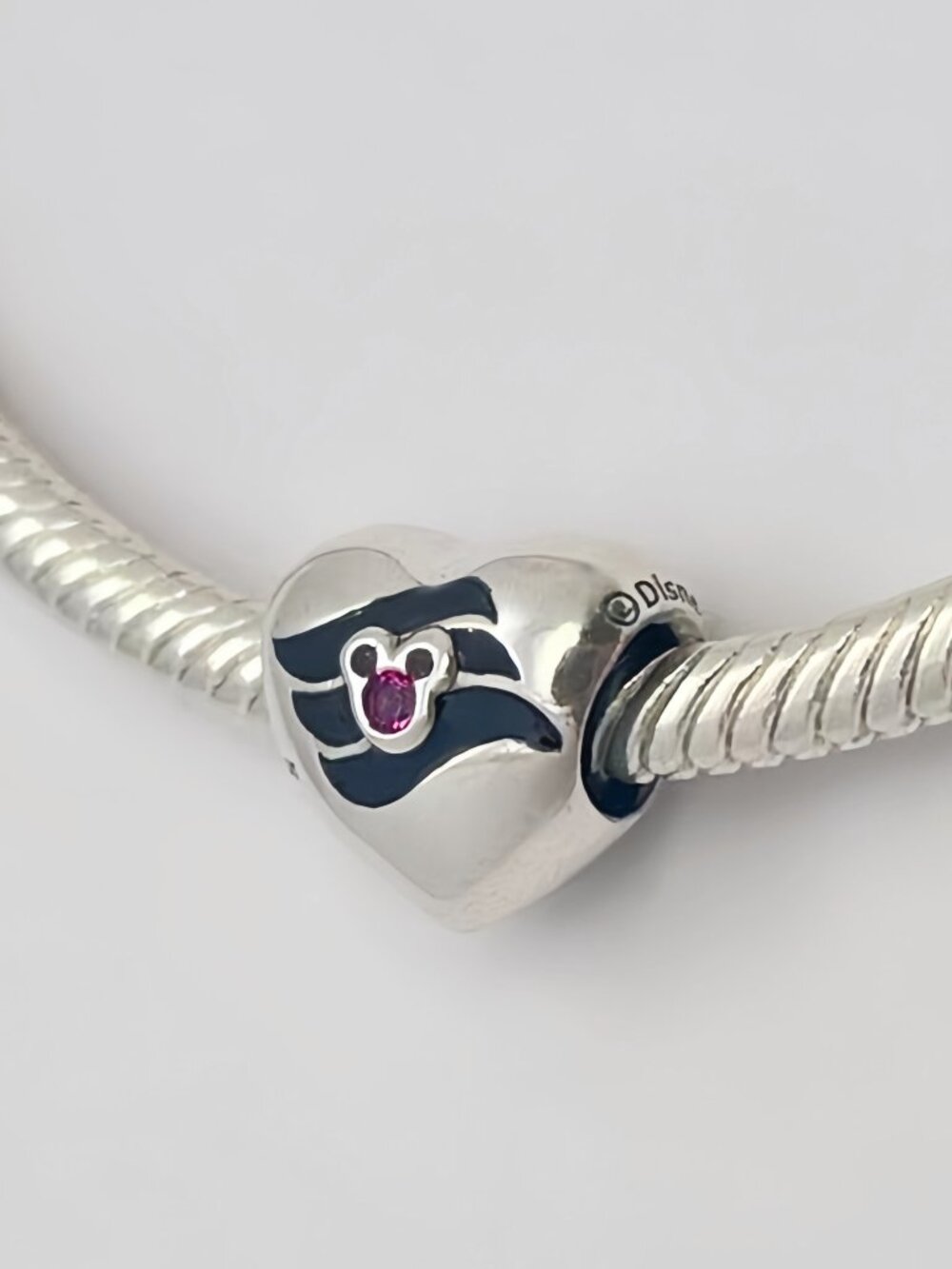 Pandora Disney Cruise Line Heart Shape Charm New - Picture 2 of 4